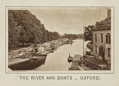 Il fiume e le barche - Oxford da Henry W. Taunt