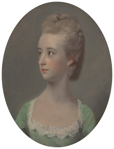 Ritratto di una giovane donna, possibilmente Miss Nettlethorpe da Henry Walton