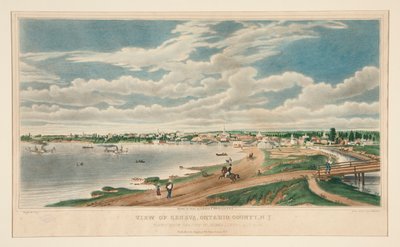 Veduta di Ginevra, Contea di Ontario, N.Y. da Henry Walton