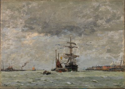 Ingresso al Porto, 1890 da Henry Ward Ranger