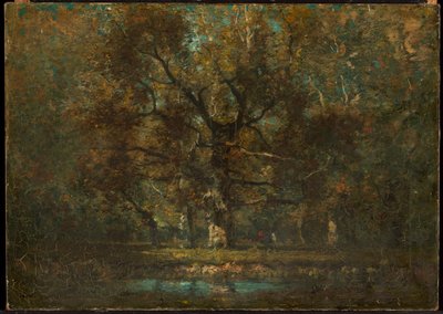 Albero di quercia da Henry Ward Ranger