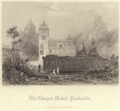Chugun Mahal a Penukonda da Henry Warren