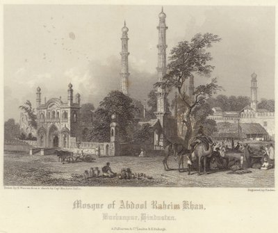 Moschea di Abdul Raheim Khan da Henry Warren