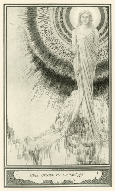 Il Diavolo Bianco di John Webster: Il Fantasma di Isabella da Henry Weston Keen