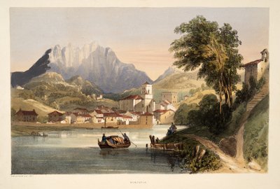 Renteria, da Schizzi di paesaggi nelle province basche della Spagna, con una selezione di musica nazionale, pub. 1838 da Henry Wilkinson
