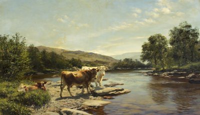 Una Mattina Placida sul Wye da Henry William Banks Davis