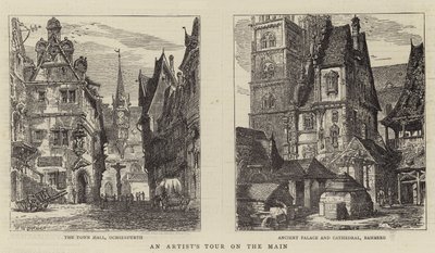 Il tour di un artista sul Meno da Henry William Brewer