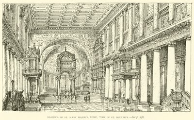 Basilica di Santa Maria Maggiore, Roma, tempo di Sant