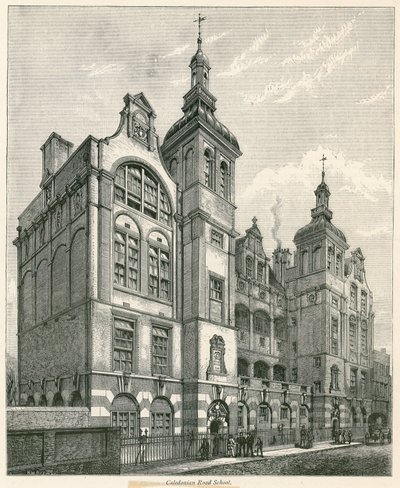 Scuola di Caledonian Road, Londra da Henry William Brewer