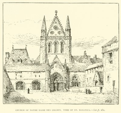 Chiesa di Notre Dame des Champs, tempo di Sant