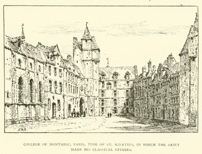 Collegio di Montaigu, Parigi, tempo di Sant