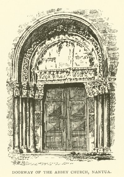 Portale della Chiesa Abbaziale, Nantua da Henry William Brewer