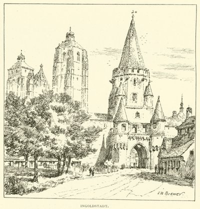 Ingoldstadt (incisione) da Henry William Brewer