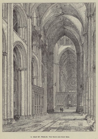 Vecchia St Pauls, la navata e l