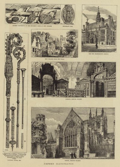 Oxford illustrata da Henry William Brewer