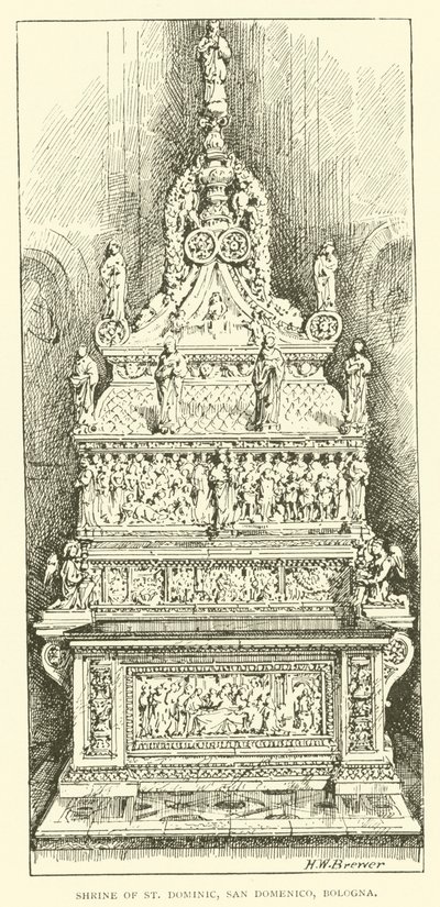 Santuario di San Domenico, San Domenico, Bologna da Henry William Brewer