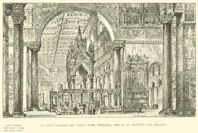San Paolo fuori le Mura, Roma, restaurato, tempo di Sant