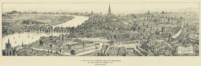 La città di Londra e i suoi dintorni al tempo di Enrico VIII, dall