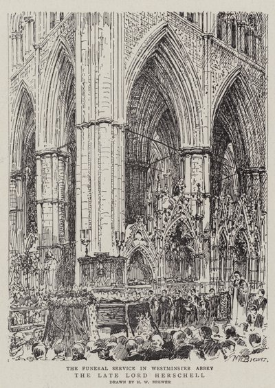 Il defunto Lord Herschell da Henry William Brewer