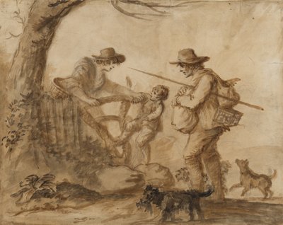 Una famiglia rustica da Henry William Bunbury