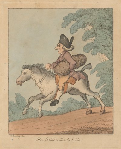 Come cavalcare senza briglie da Henry William Bunbury