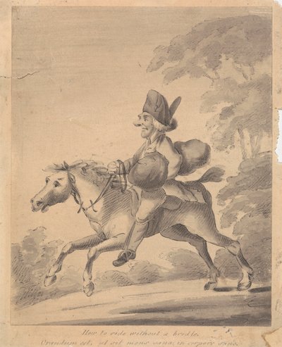 Come Cavalcare senza Briglie da Henry William Bunbury