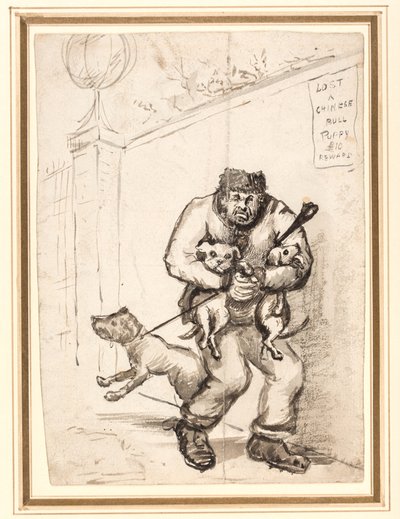 Perso un cucciolo di bulldog cinese £ 10 ricompensa da Henry William Bunbury