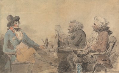 Il Principe Reggente e gli usurai da Henry William Bunbury
