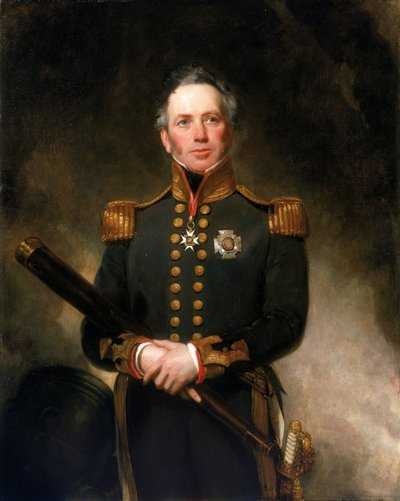 Ritratto del Contrammiraglio Sir Edward Brace (ca. 1769-1843), che si distinse nella Marina Britannica sui fronti del Mediterraneo durante le guerre rivoluzionarie francesi (1792-1802) e napoleoniche (1803-1815) da Henry William Pickersgill