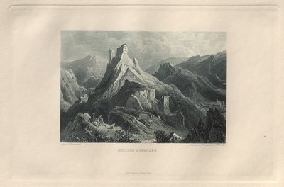 Das Malerische und Romantische Rheinland: Schloss Altenahr, 1928 da Henry Winkles