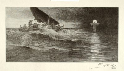 Cristo che cammina sul mare da Henry Wolf