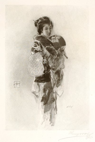 Ragazza giapponese (Il Musmee) da Henry Wolf