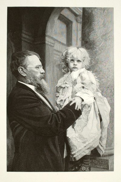 Lenbach e il suo bambino da Henry Wolf