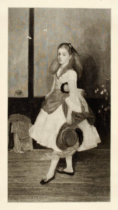 Miss Alexander (Ragazza in bianco) da Henry Wolf