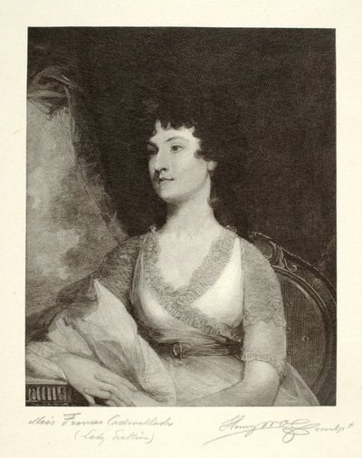 Miss Frances Cadwalader (Lady Erskine) da Henry Wolf