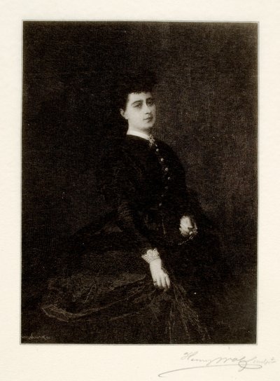 Ritratto di signora spagnola da Henry Wolf