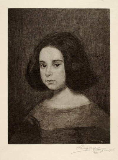 Ritratto di una ragazza da Henry Wolf