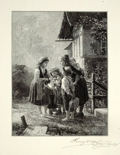 Il piccolo venditore di conigli da Henry Wolf