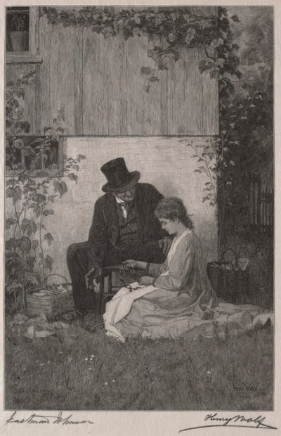 Il venditore ambulante del New England da Henry Wolf
