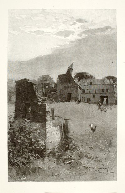 Le rovine di Hougomont da Henry Wolf