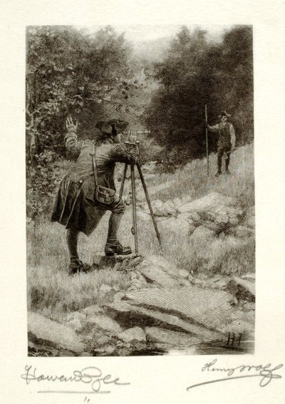 Washington il giovane geometra da Henry Wolf