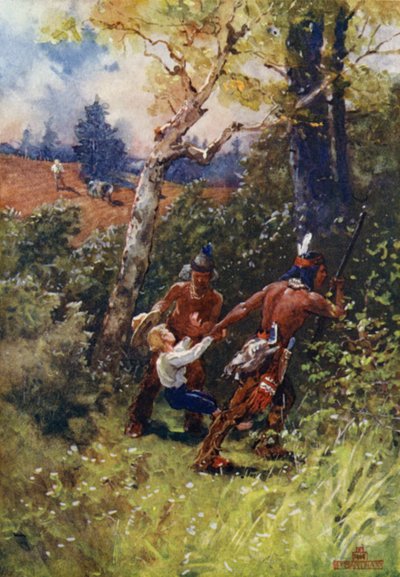 Un bambino nei boschi da Henry after Sandham