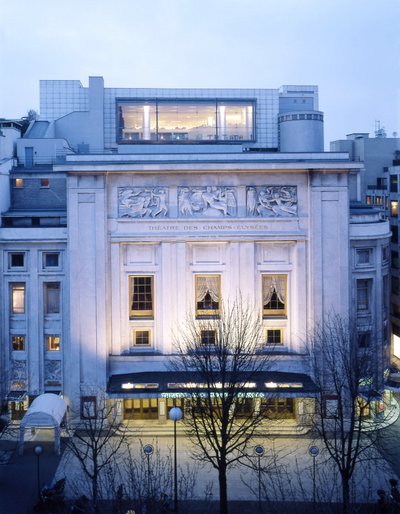 Teatro degli Champs-Elysees (Champs Elysees) da Henry van de Perret Auguste (1874 1954) & Perret Gustave (1876 1952) Velde