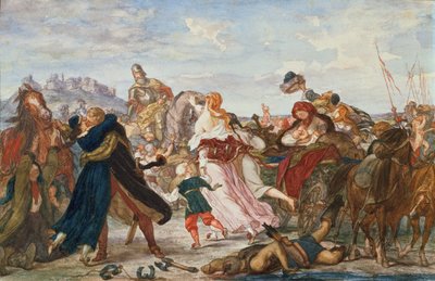 Hetman Koniecpolski che libera prigionieri dai Tartari nel 1624, 1875-76 da Henryk Hipolit Rodakowski