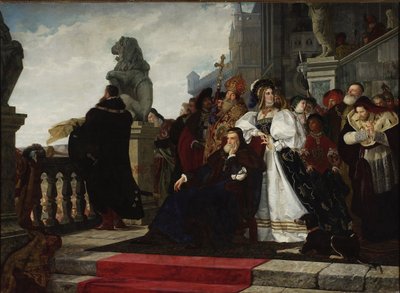 Sigismondo I di Polonia - Guerra del Pollo da Henryk Hipolit Rodakowski