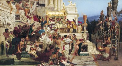 Faro del cristianesimo, le torce di Nerone da Henryk Siemieradzki