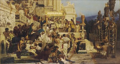 Luce guida del cristianesimo. Le torce di Nerone, 1882 da Henryk Siemiradzki