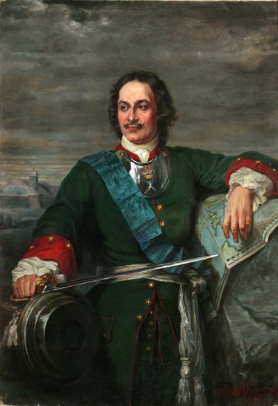 Pietro il Grande dopo Hippolyte Delaroche, 1914 da Henryka Bezler Ciszewska