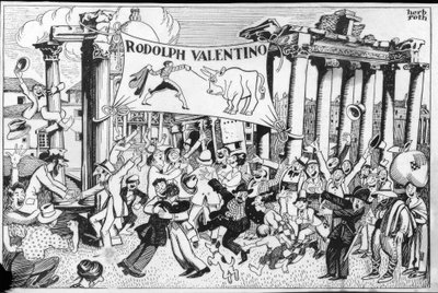 Arrivo di Rodolfo Valentino da Herb Roth
