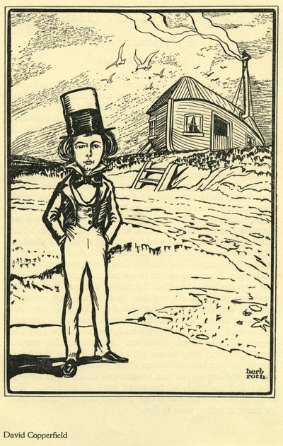 David Copperfield, dal mio personaggio di finzione preferito di Thomas Boyd, in The Bookman da Herb Roth